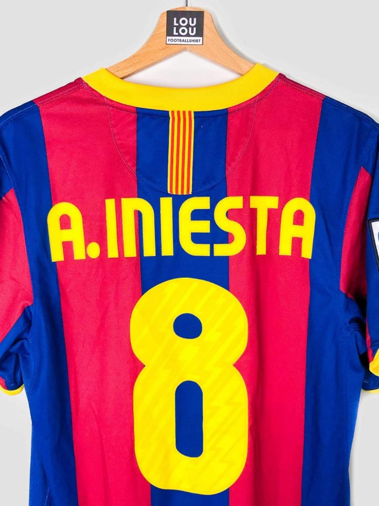 2010-2011/ Andrès Iniesta 🇪🇸 /  L  / FC Barcelone Home