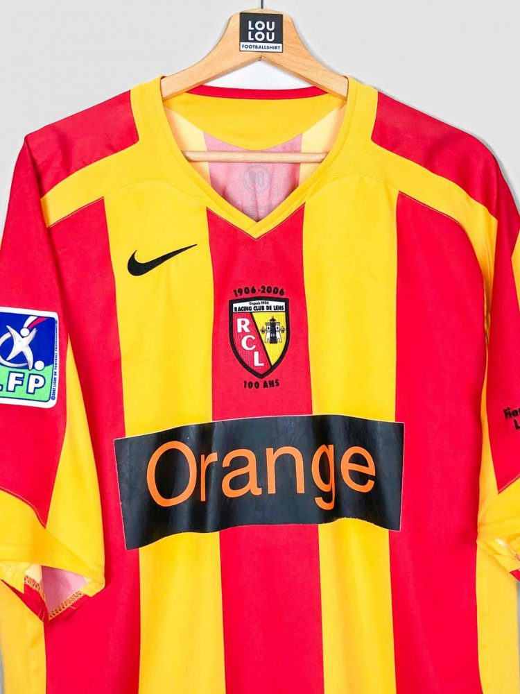 2005-2006 / Jerome Leroy 🇫🇷 / XL /  RC Lens Centenaire Match Worn