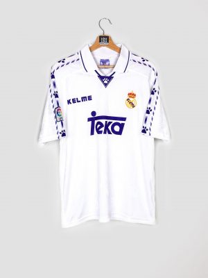 Maillot de football vintage du Réal madrid club de Liga, 1994-1996