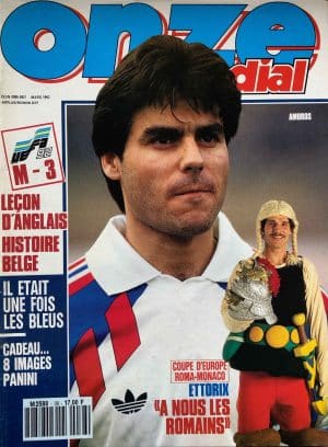 magazine de football vintage onze mondial mars 92
