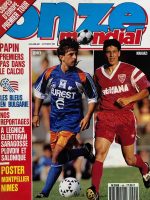 magazine de foot vintage rare de septembre 1992; onze mondial