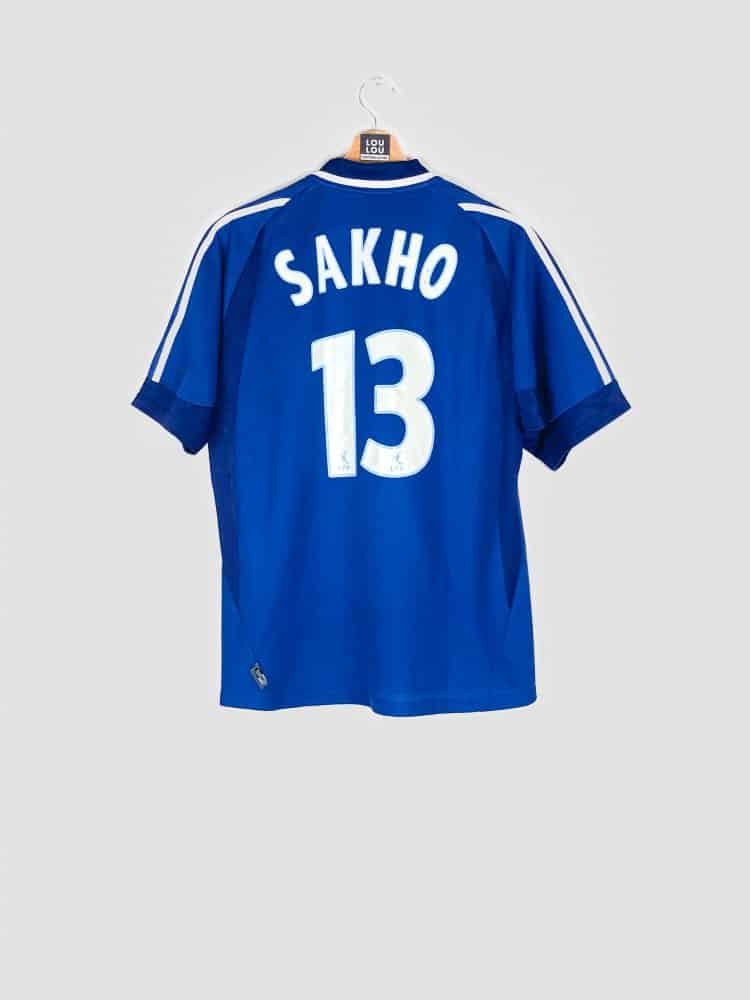 maillot de foot vintage officiels de l'om saison 2002-2003 floqué Lamine Sakho