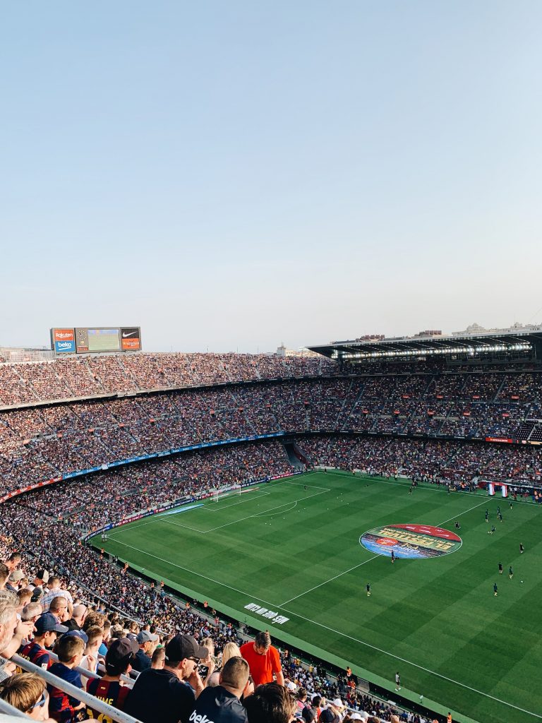 photo du Nou Camp plein pendant un match du FC Barcelone