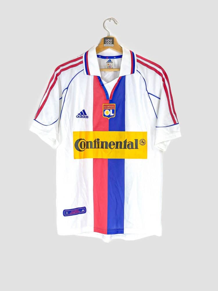 Maillot de football vintage de l'OL 2000-2001