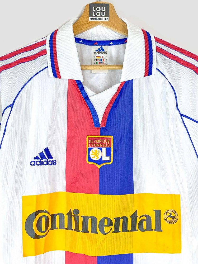Maillot de football rétro de l'OL 2000-2001