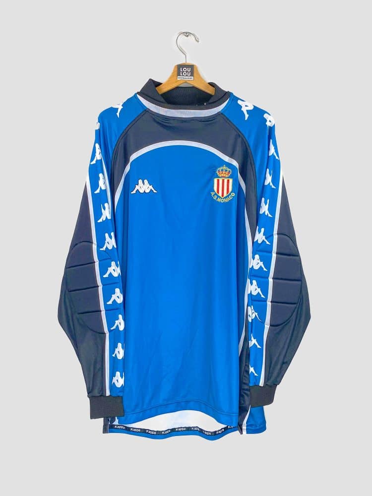 Maillot de foot vintage de gardien de but de l'AS Monaco