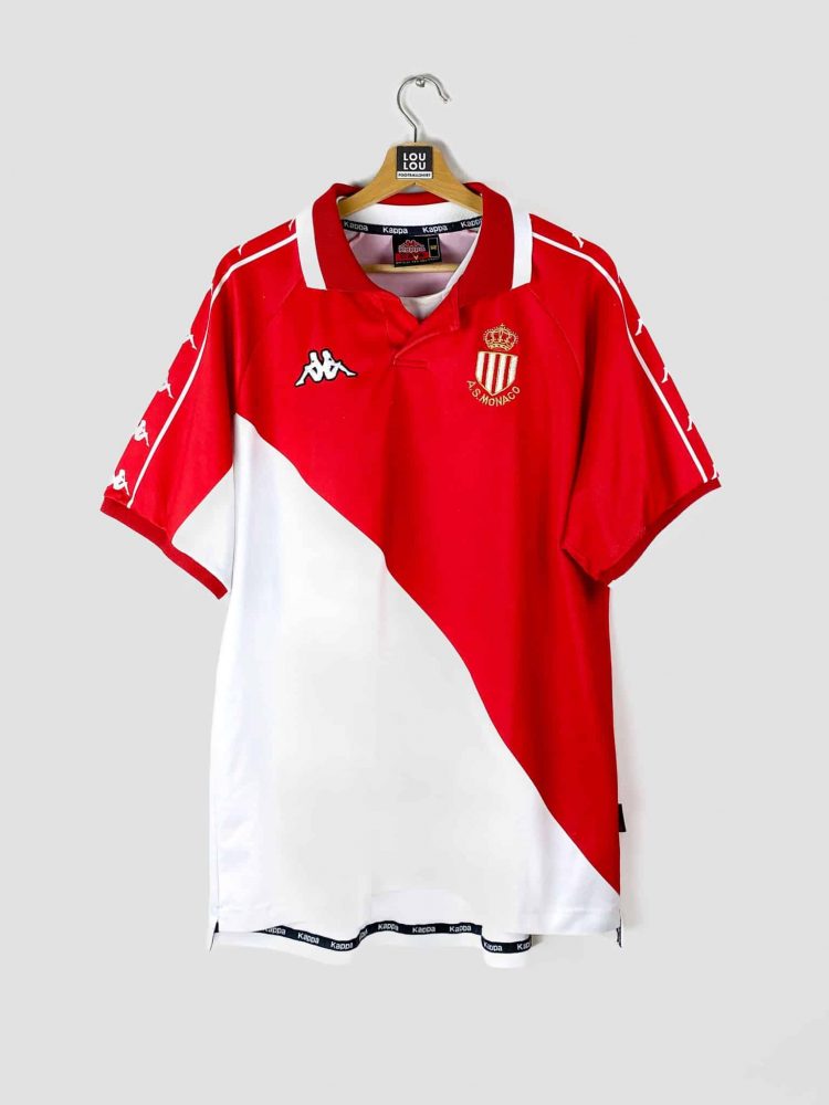 Maillot Vintage AS Monaco Kappa Vizzavi Gallardo #10 Domicile 2000-2001 - Taille M