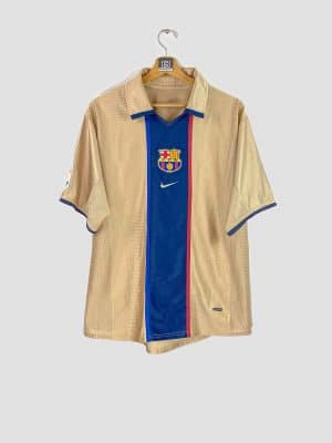 Maillot de foot vintage du FC Barcelone 2001-2002
