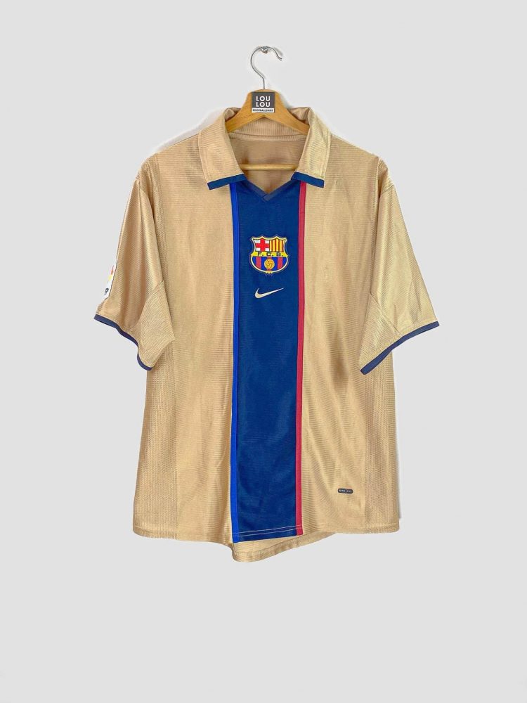 Maillot de foot vintage du FC Barcelone 2001-2002