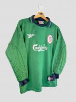 maillot de gardien de but vert liverpool saison 1998
