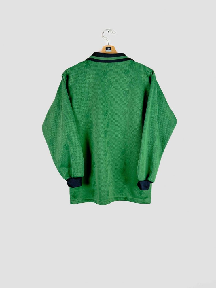 maillot de gardien de but vert liverpool saison 1996-1998
