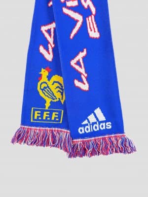 Écharpe Officielle équipe De France - Coupe Du Monde 1998 - FFF - Bleu Blanc Rouge