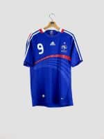 Vue de face du maillot vintage France 2008-2009 Adidas