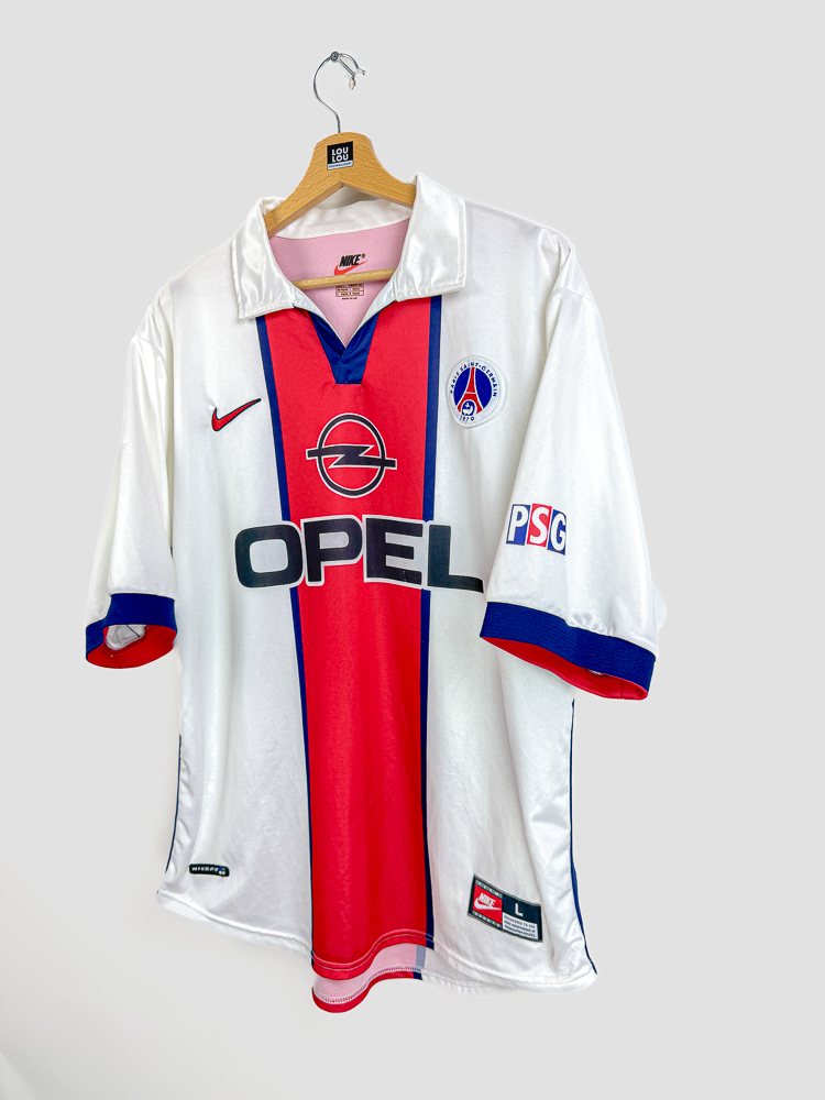Maillot domicile PSG années 90 modèle officiel Nike 1998-1999