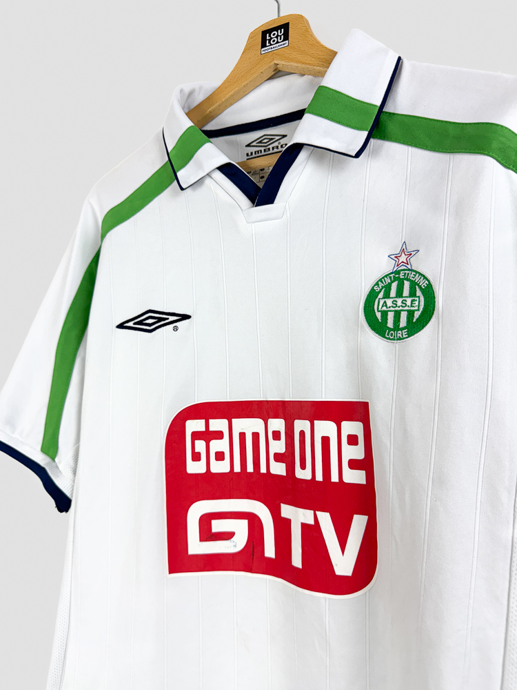 Maillot rétro AS Saint-Étienne 2001-2002, modèle collector pour passionné