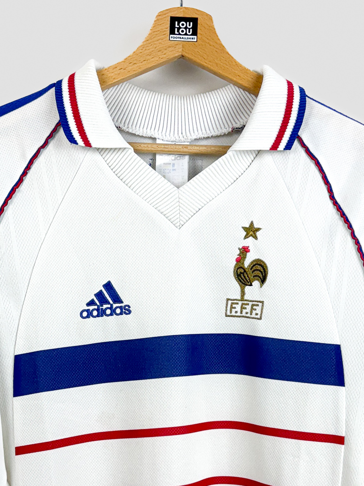 Maillot de football de l'Equipe de France 1998 blac adidas officiel