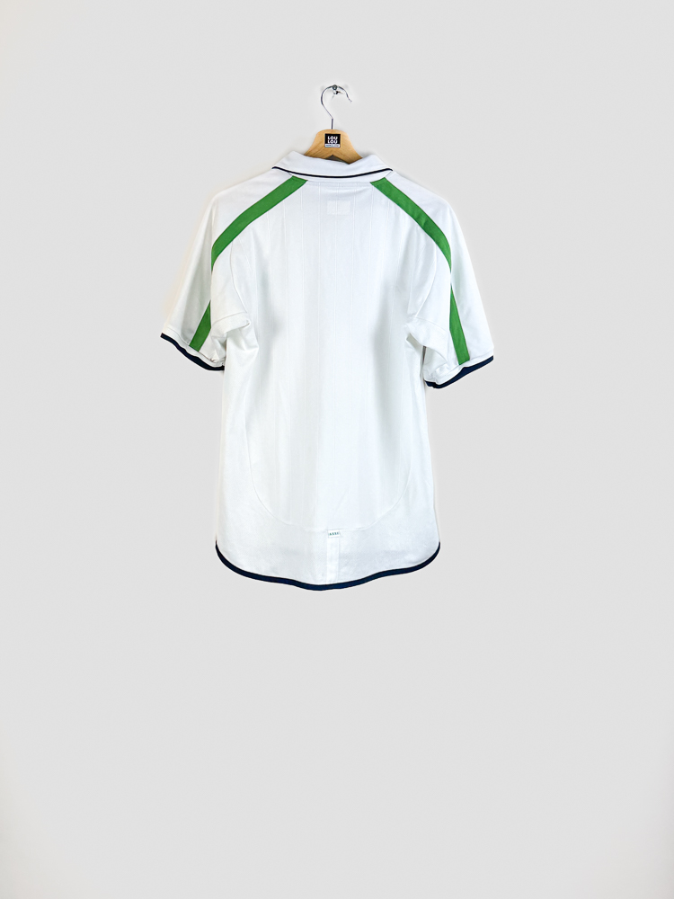 Arrière du maillot Saint-Étienne 2001/02 avec flocage et sponsors