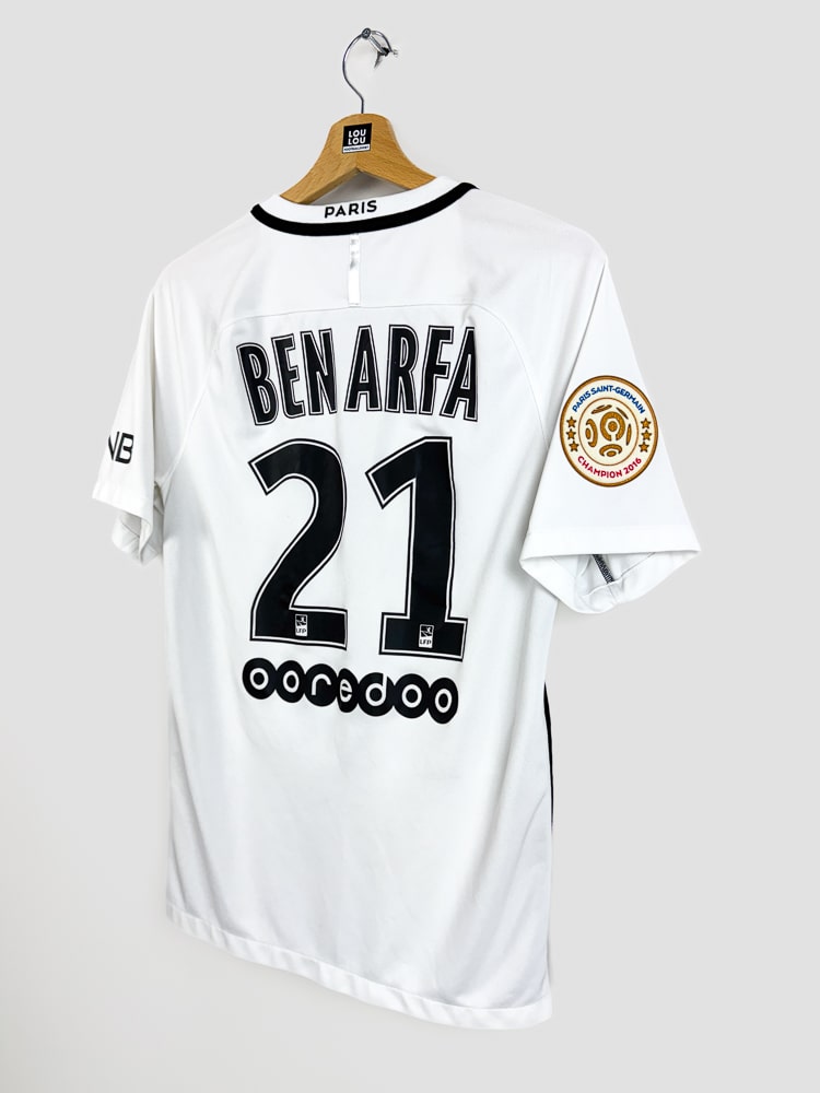 Écusson PSG or rose badge champion France 2016 maillot Nike extérieur 2016-2017 Ligue 1