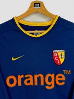 oom écusson et logo Nike maillot RC Lens 2001-2002 extérieur, broderie Racing Club de Lens depuis 1906