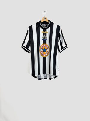 Adidas officielle maillot Newcastle United home shirt 1997-1999 authentique collector
