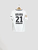 Dos maillot PSG extérieur 2016-2017 Nike Ben Arfa numéro 21 flocage Ooredoo LFP Ligue 1 collector